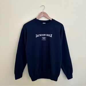 Vtg. Jackson Hole, Wyoming Crew Neck Sweatshirt
